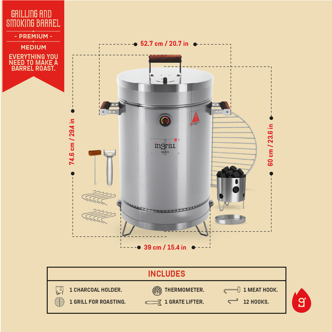 Smoker Medium Basic + Medium Cover