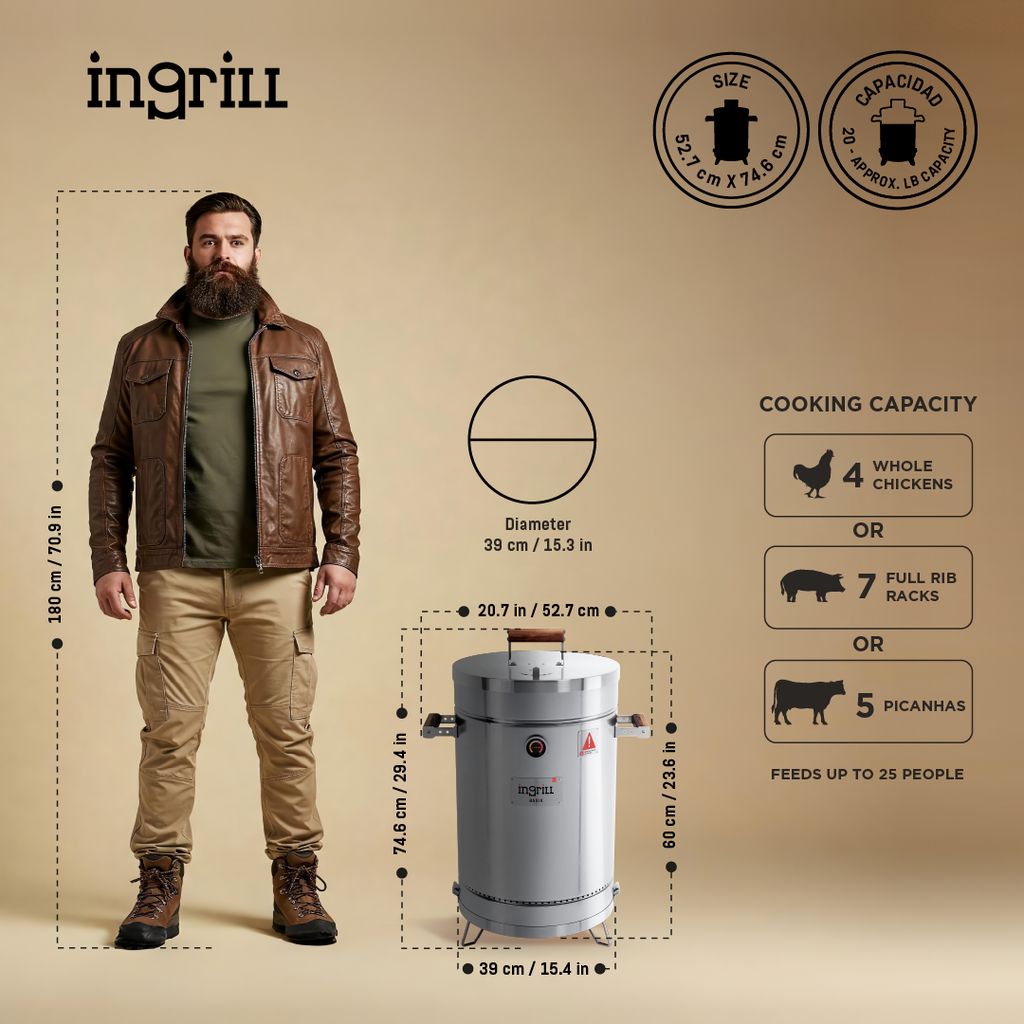 Smoker Medium Basic + Medium Cover