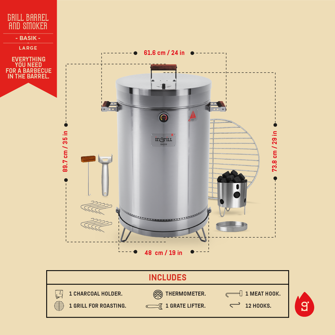 Smoker Large Basic + Large Cover